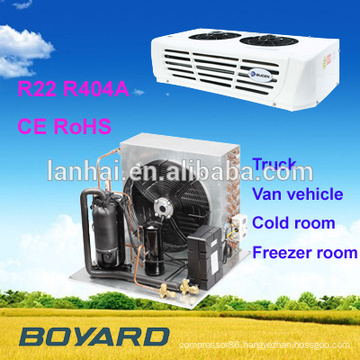 freezer parts r22 r404a refrigeration compressor van refrigeration system condensing unit for mobile cold room